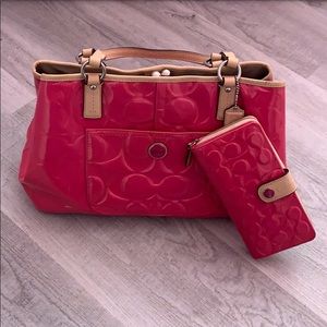 Coach Purse with matching wallet